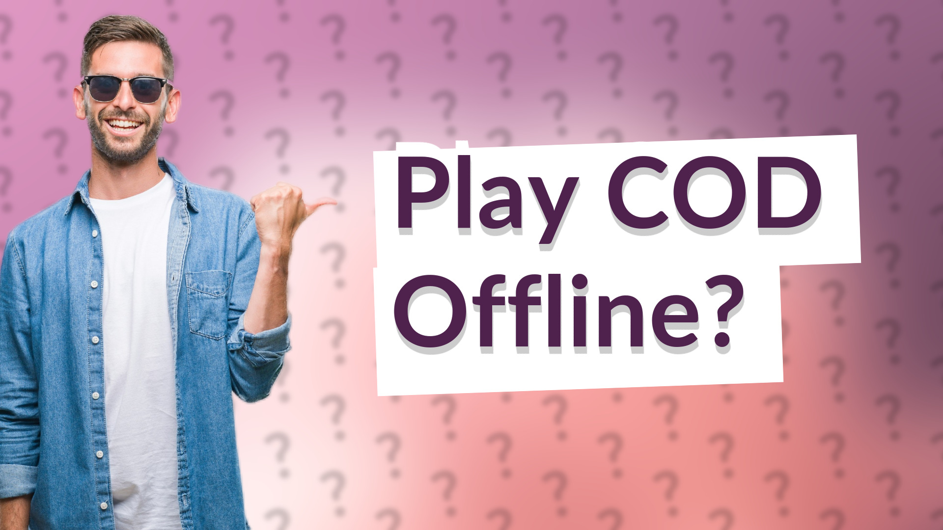 Play COD Offline?