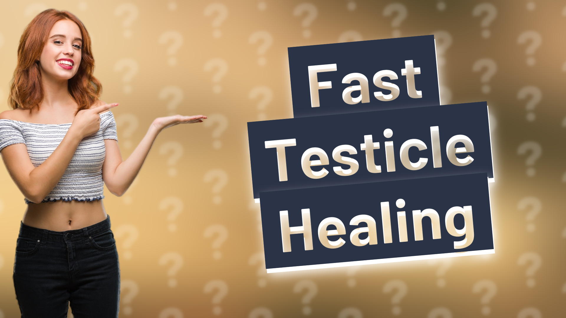 Fast Testicle Healing