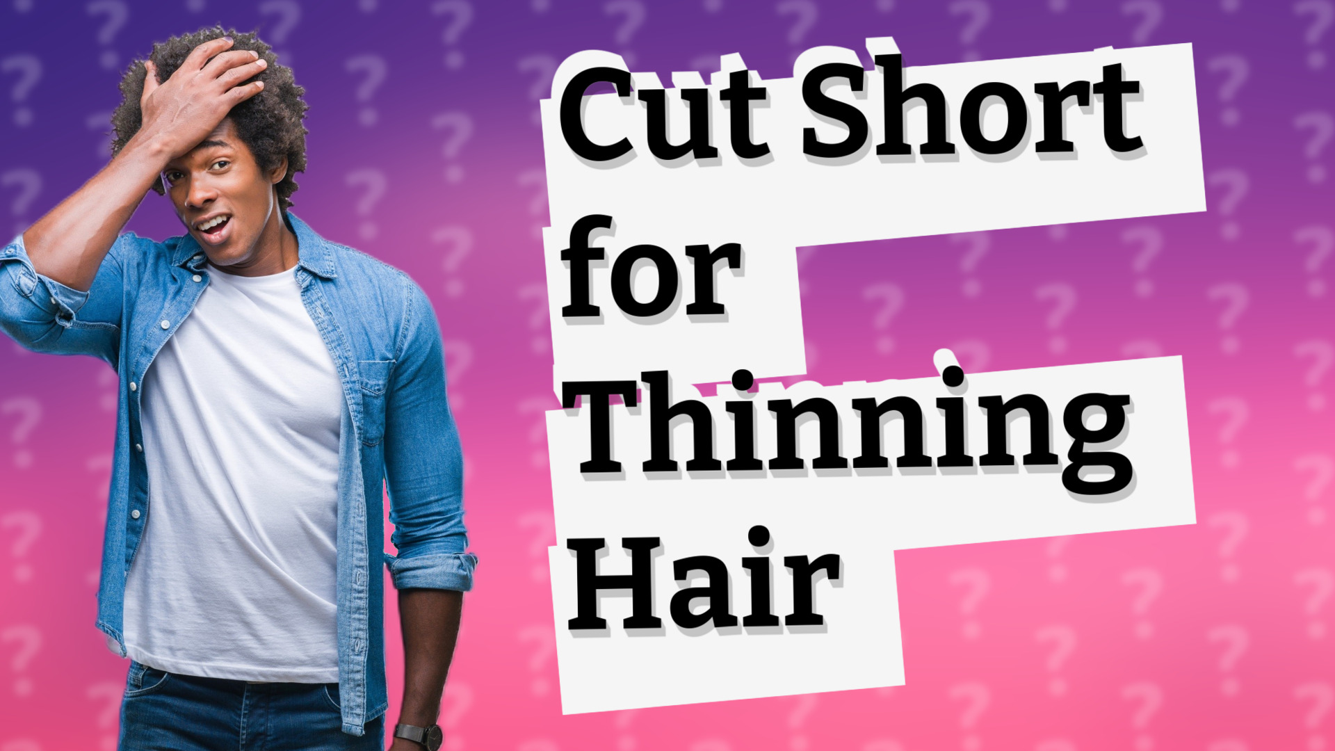 Cut Short for Thinning Hair