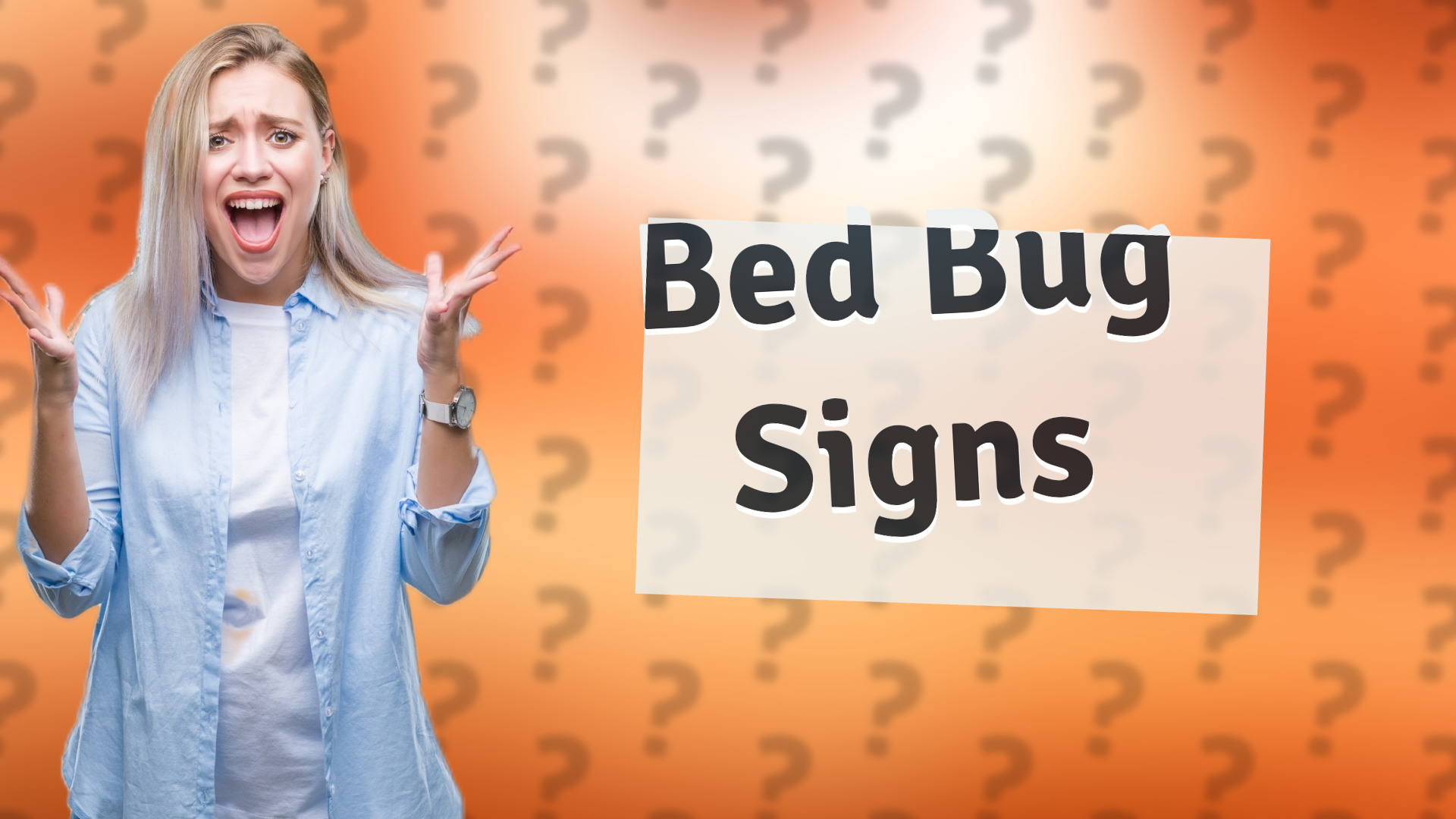 Bed Bug Signs