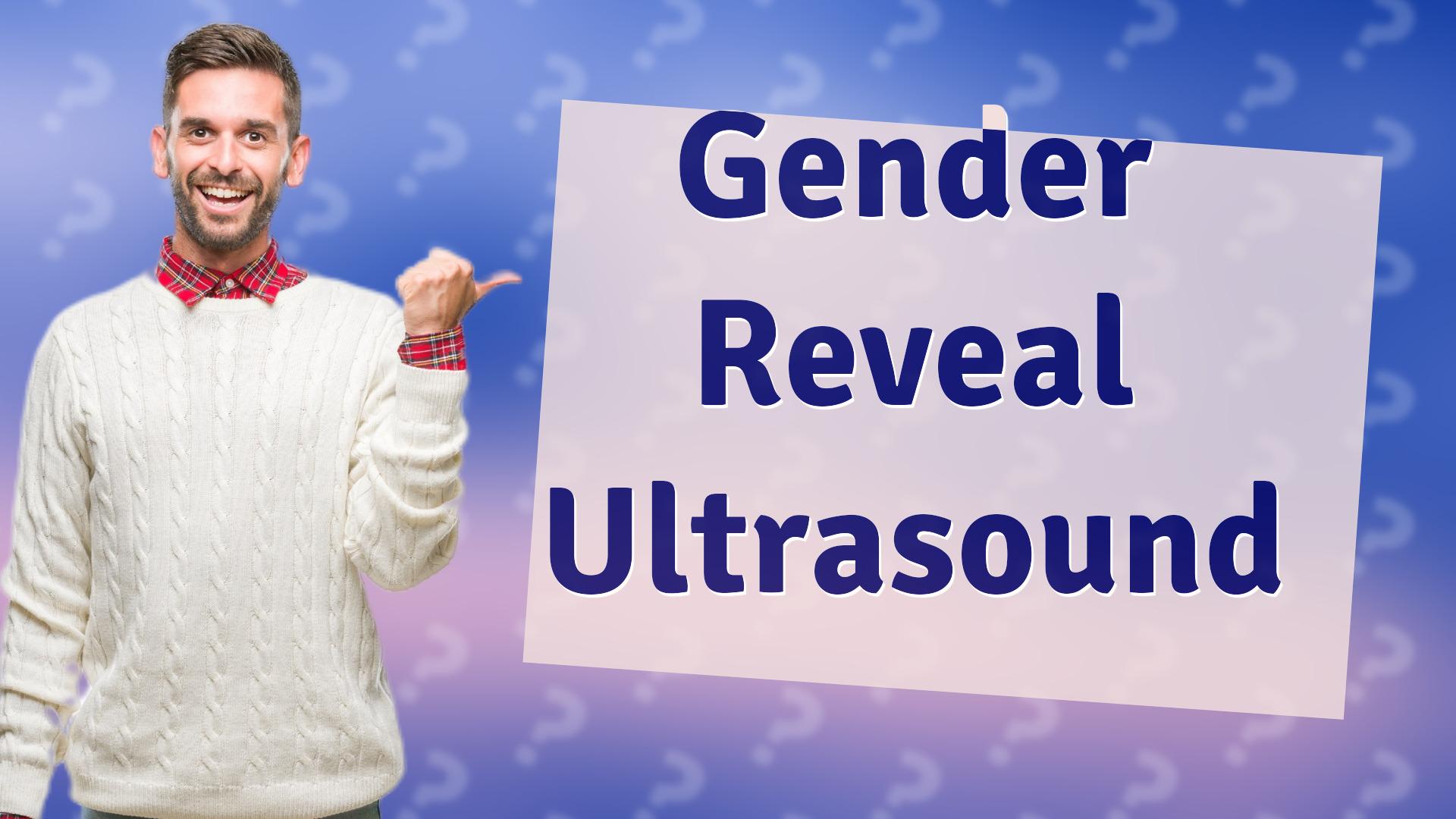Gender Reveal Ultrasound