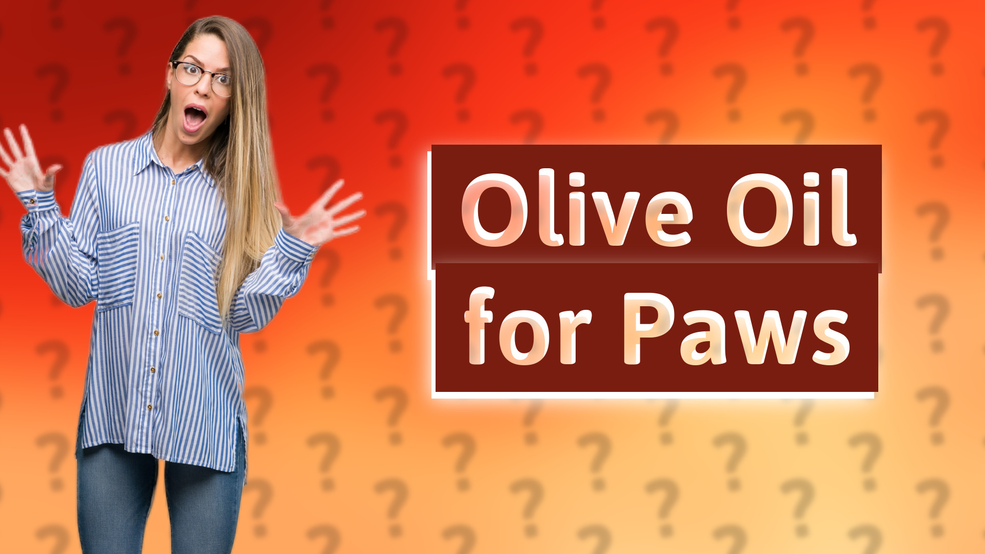 Olive Oil for Paws
