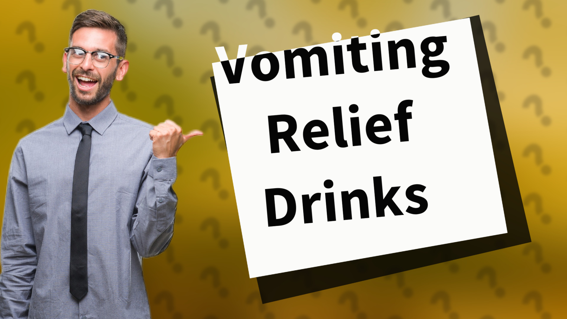 Vomiting Relief Drinks