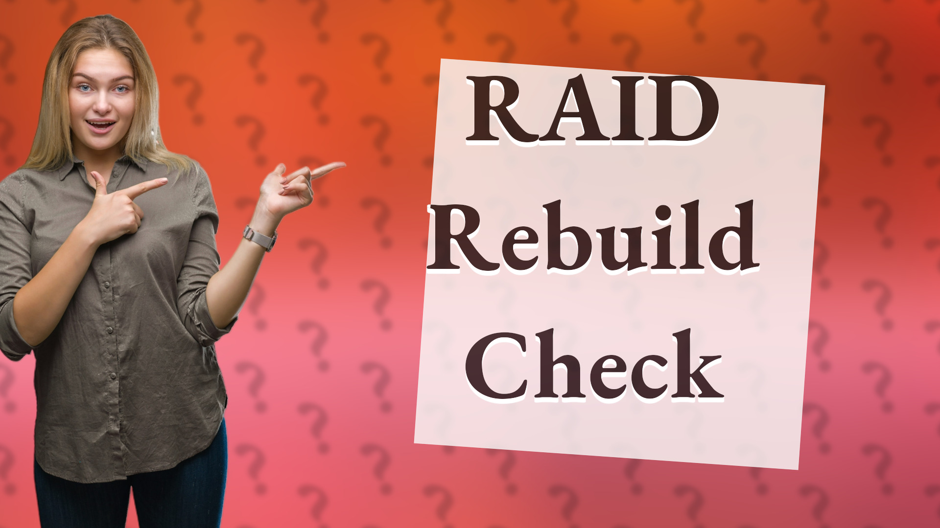 RAID Rebuild Check