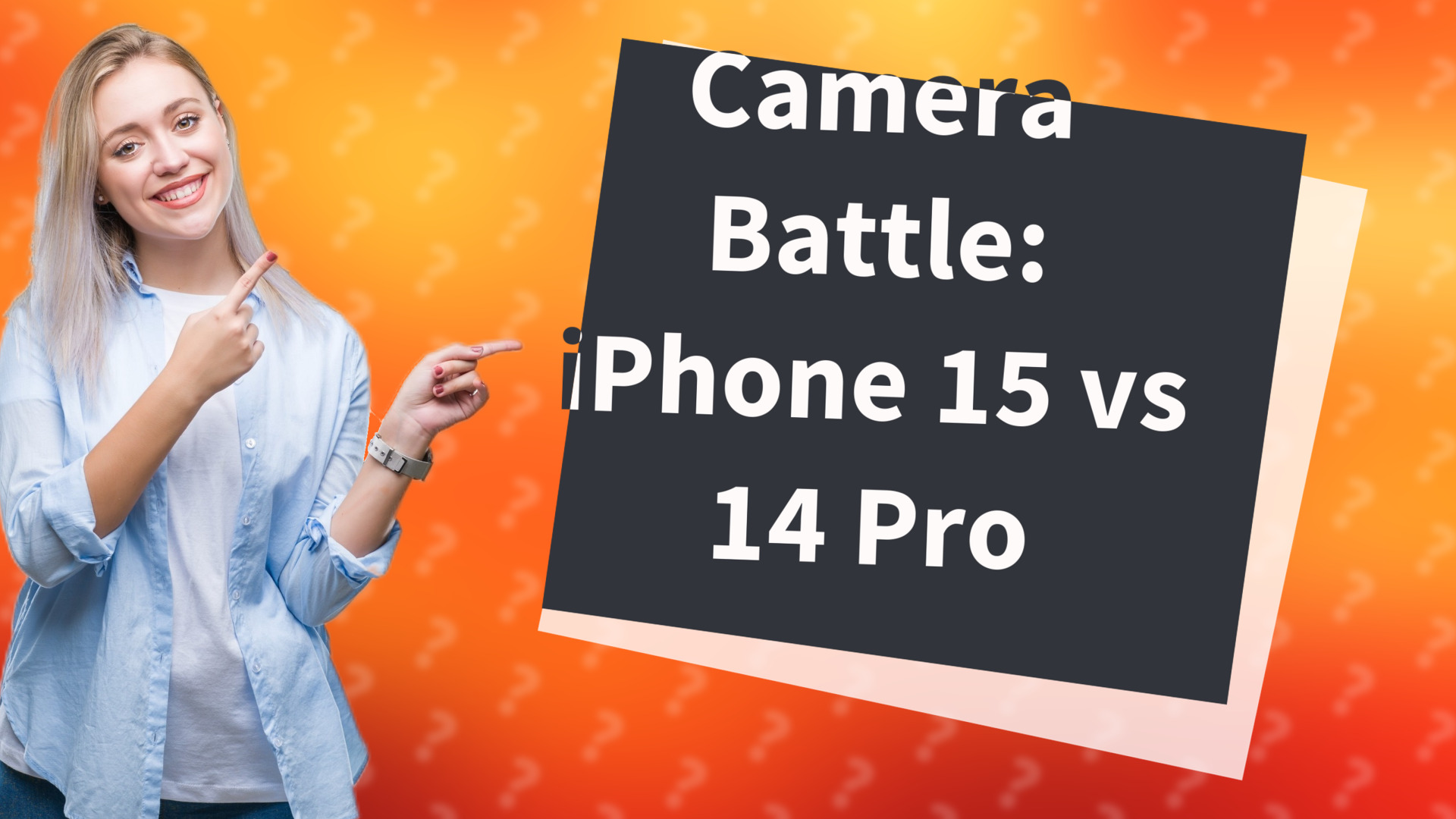 Camera Battle: iPhone 15 vs 14 Pro
