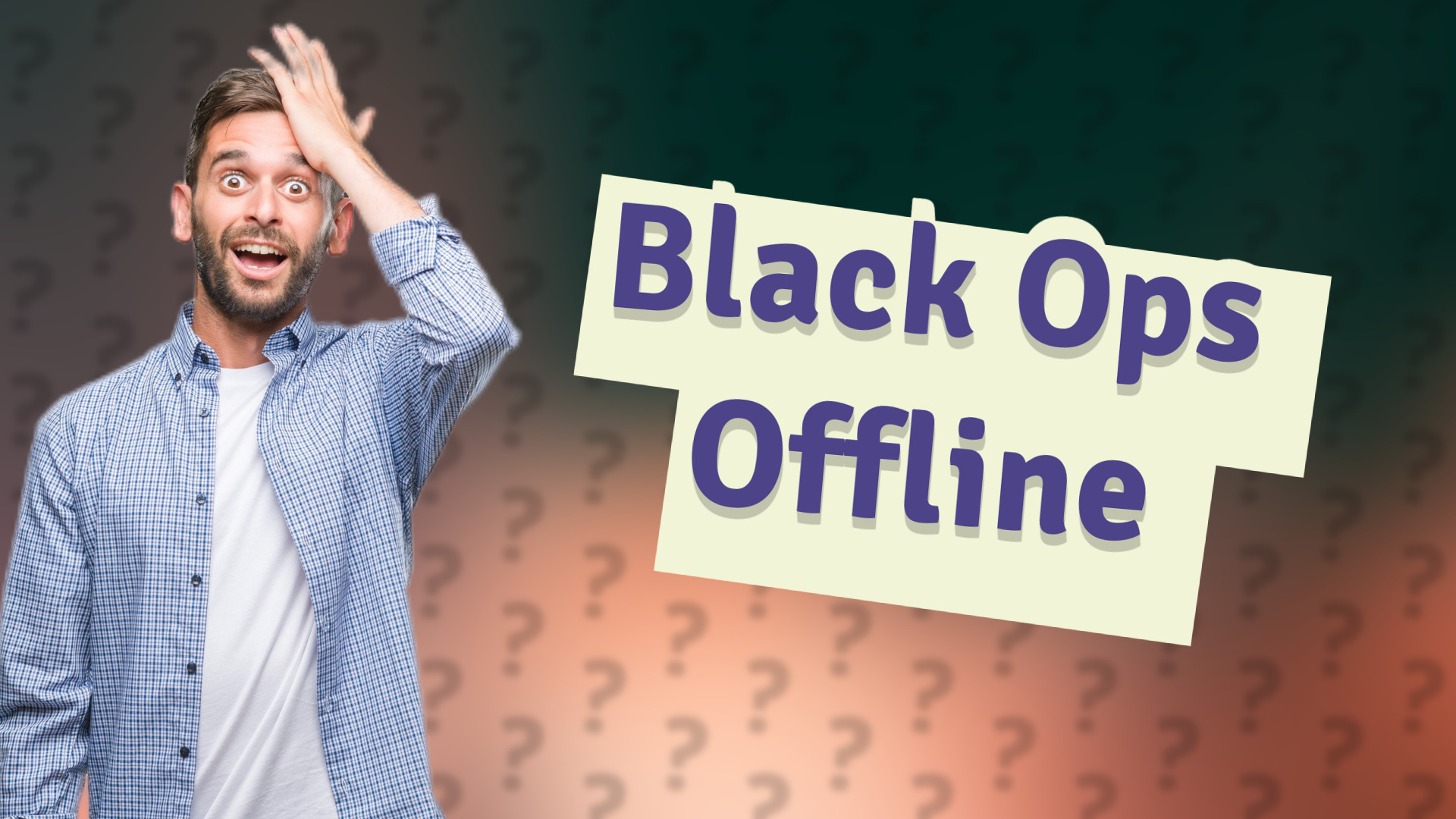 Black Ops Offline