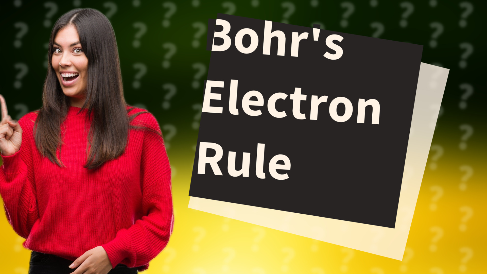 Bohr's Electron Rule