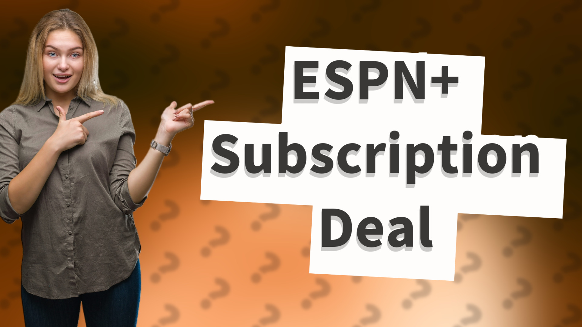 ESPN+ Subscription Deal