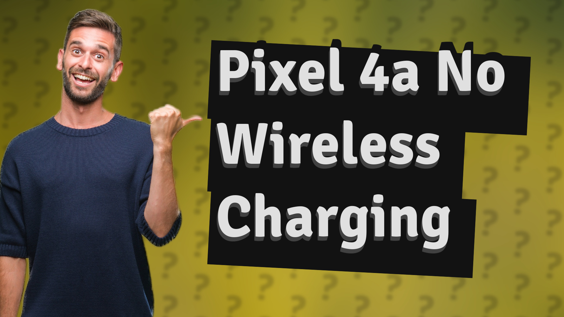 Pixel 4a No Wireless Charging
