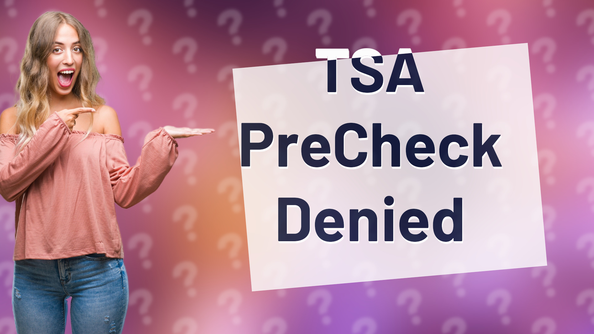 TSA PreCheck Denied