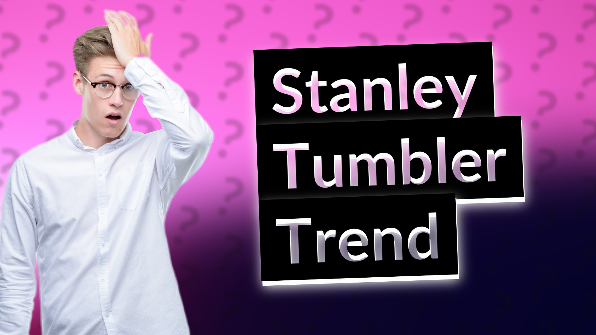 Stanley Tumbler Trend