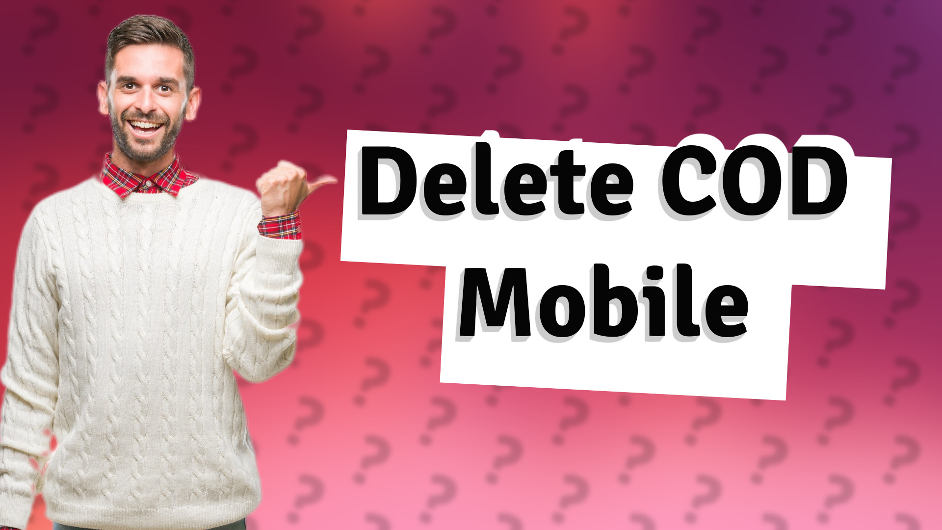Delete COD Mobile