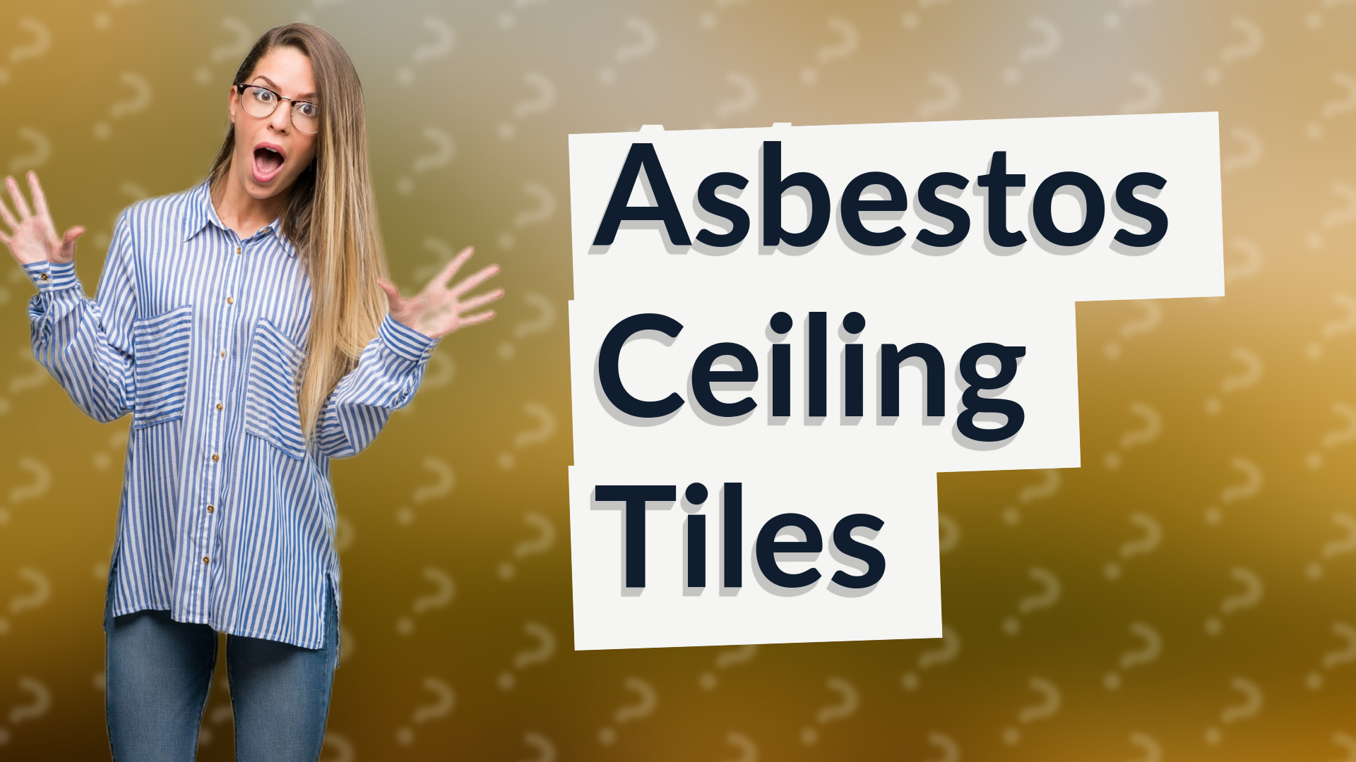 Asbestos Ceiling Tiles