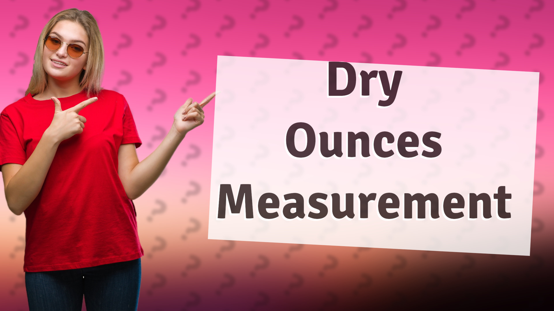 Dry Ounces Measurement