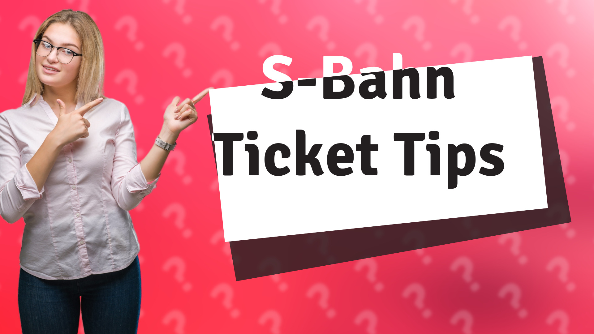 S-Bahn Ticket Tips