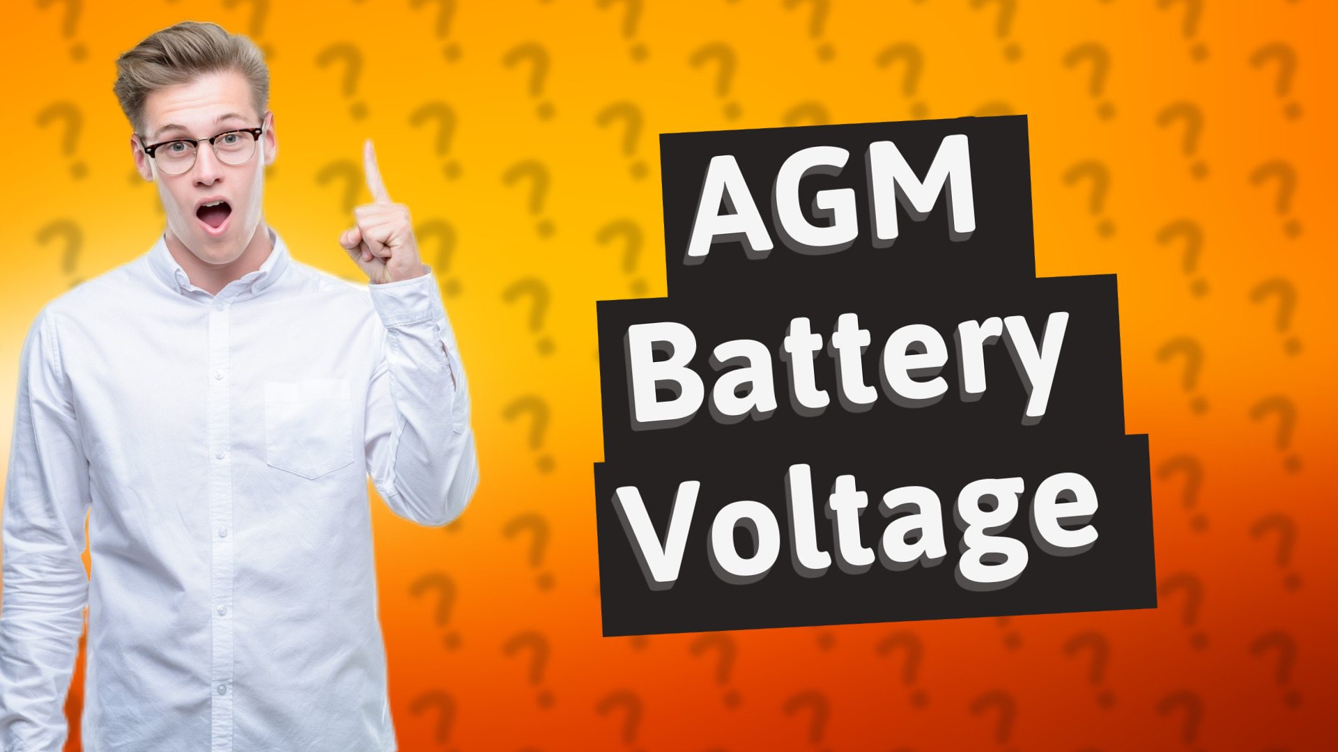 AGM Battery Voltage