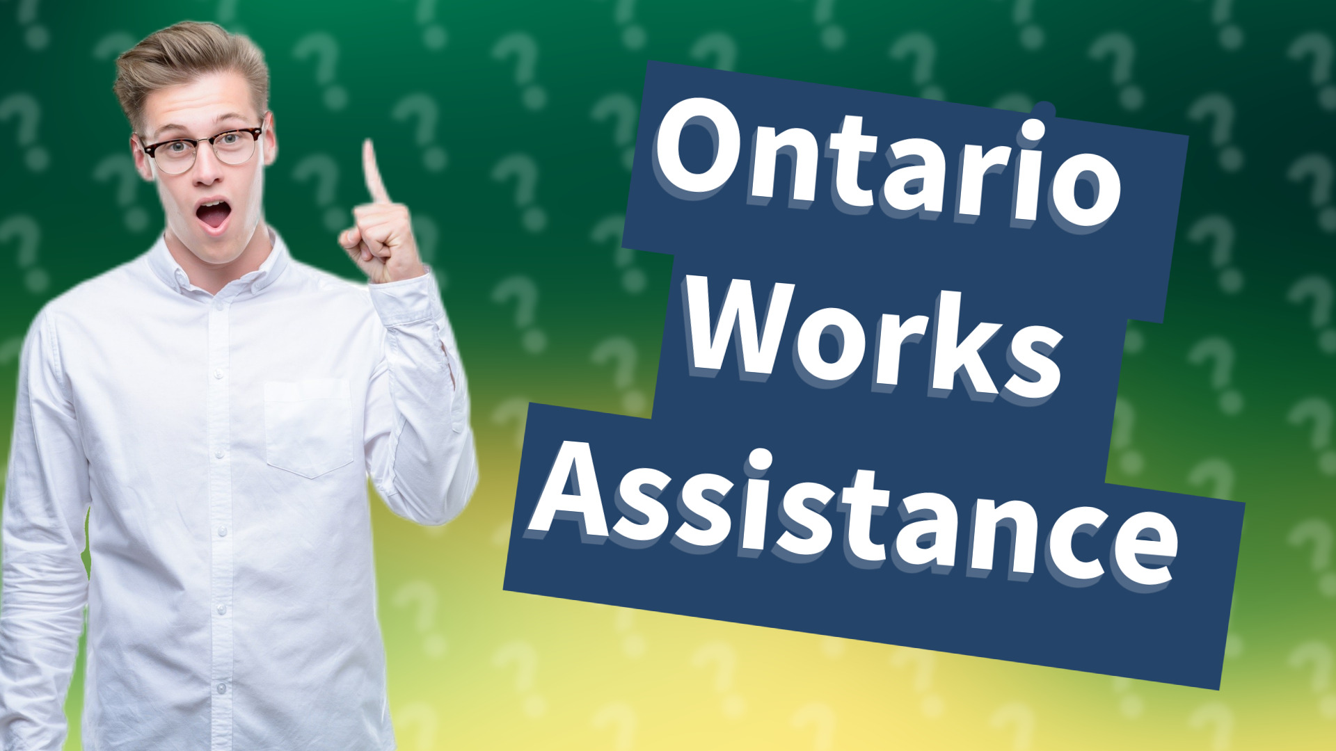 Ontario Works Assistance