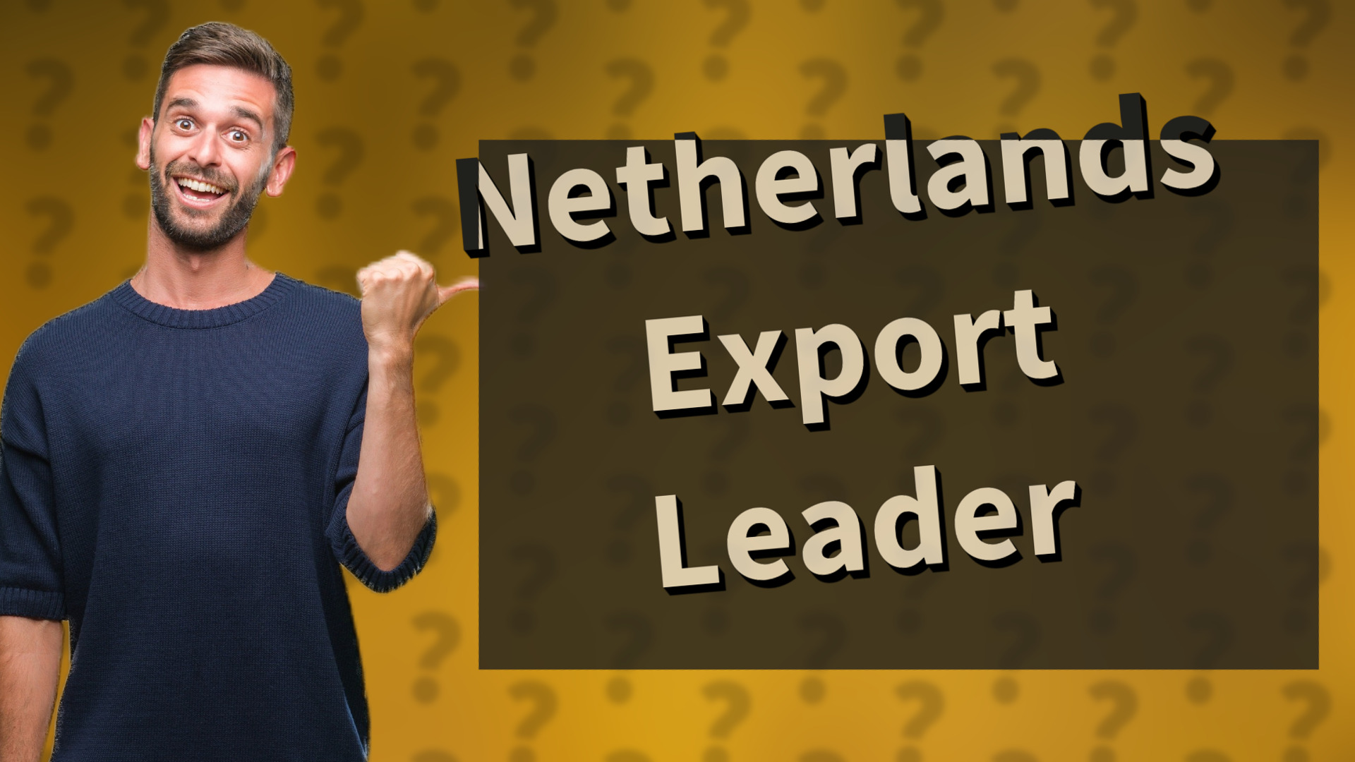 Netherlands Export Leader
