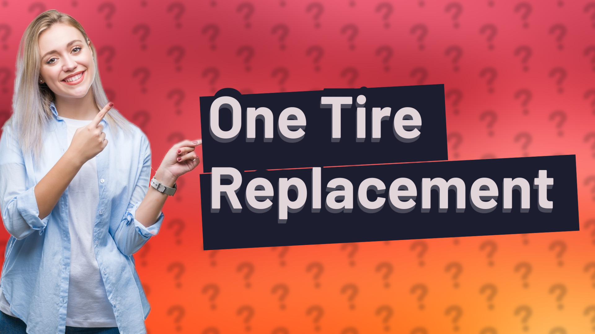 One Tire Replacement