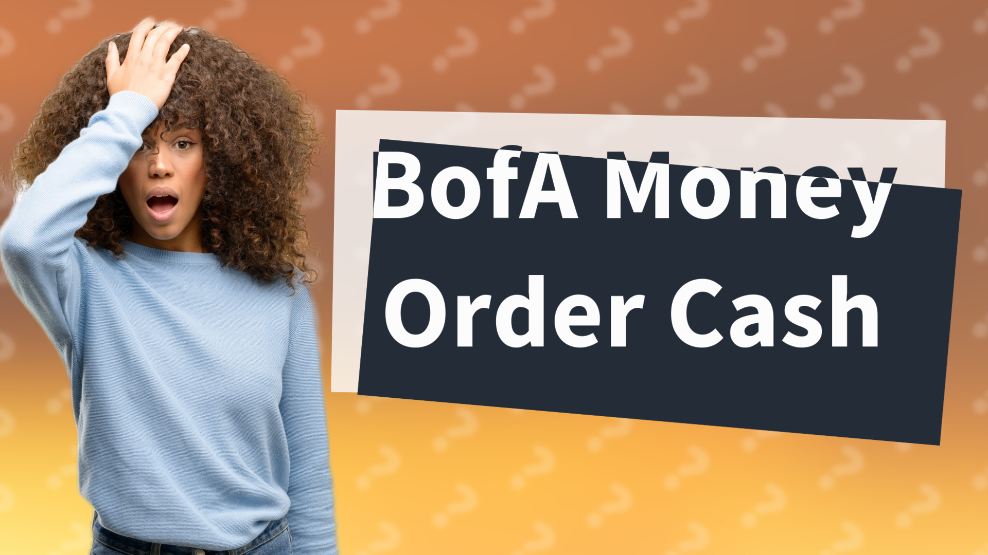 BofA Money Order Cash