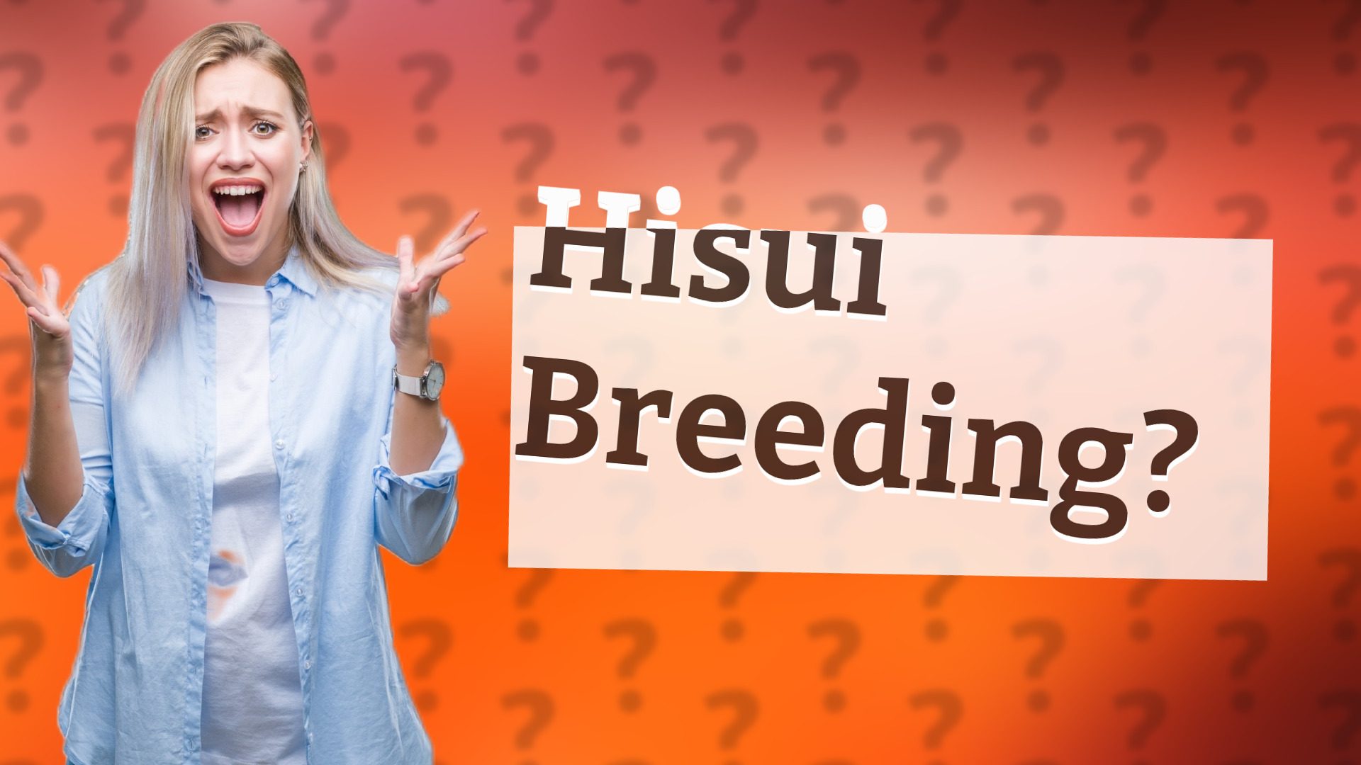 Hisui Breeding?