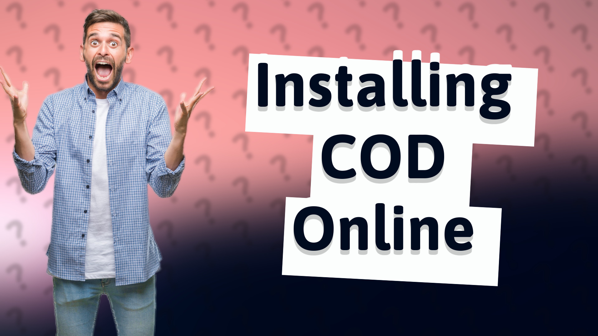 Installing COD Online