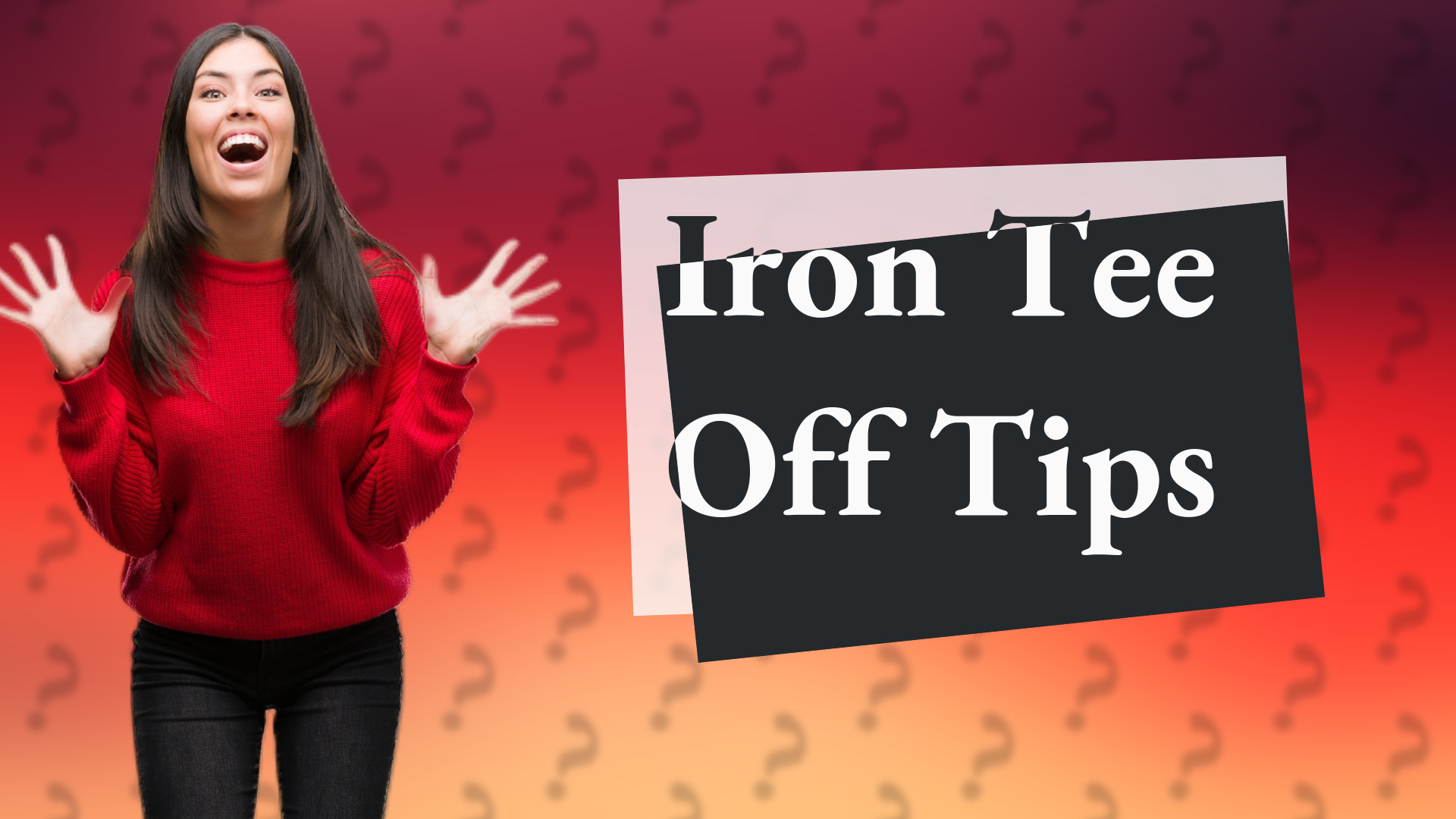 Iron Tee Off Tips