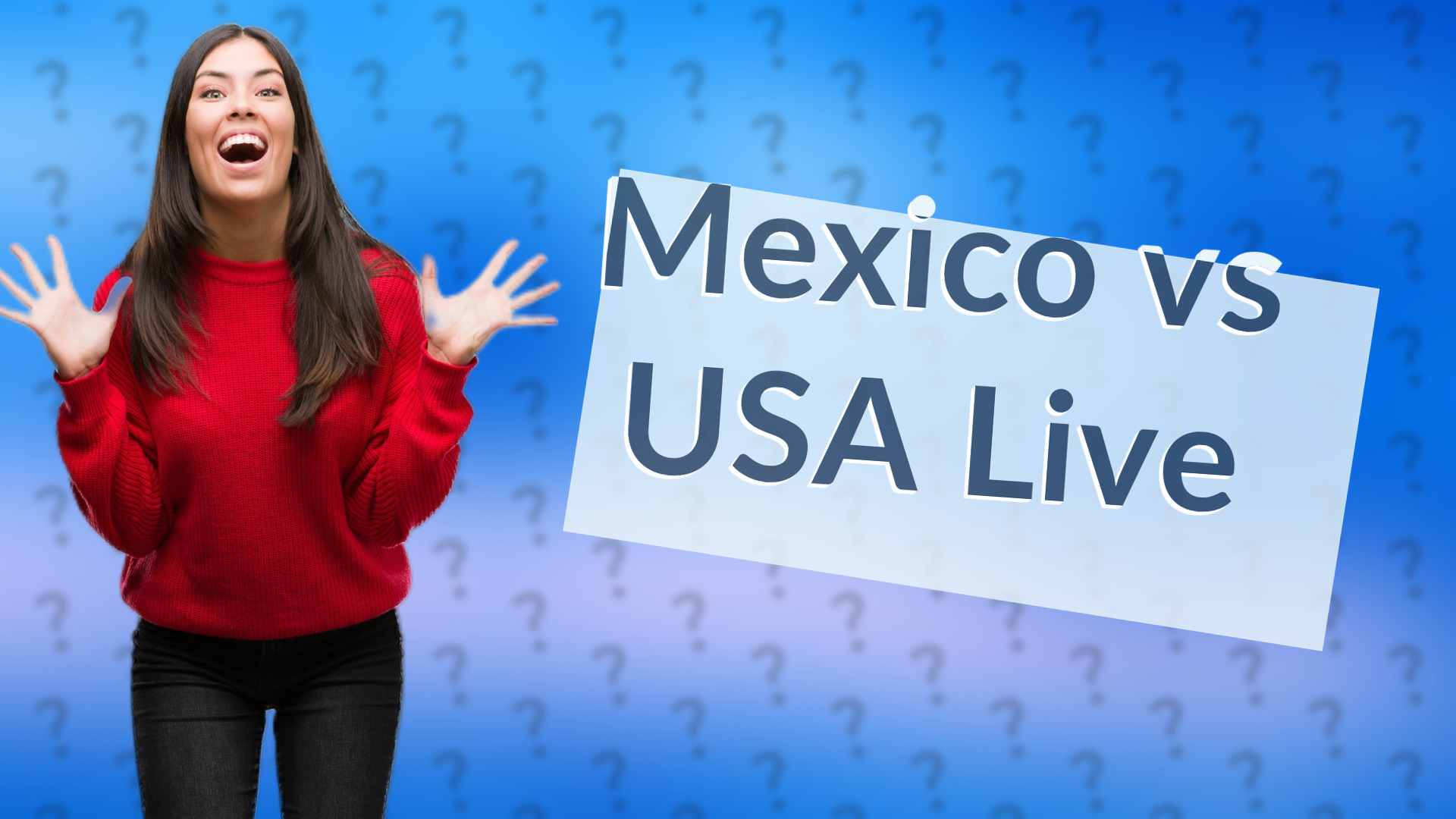Mexico vs USA Live