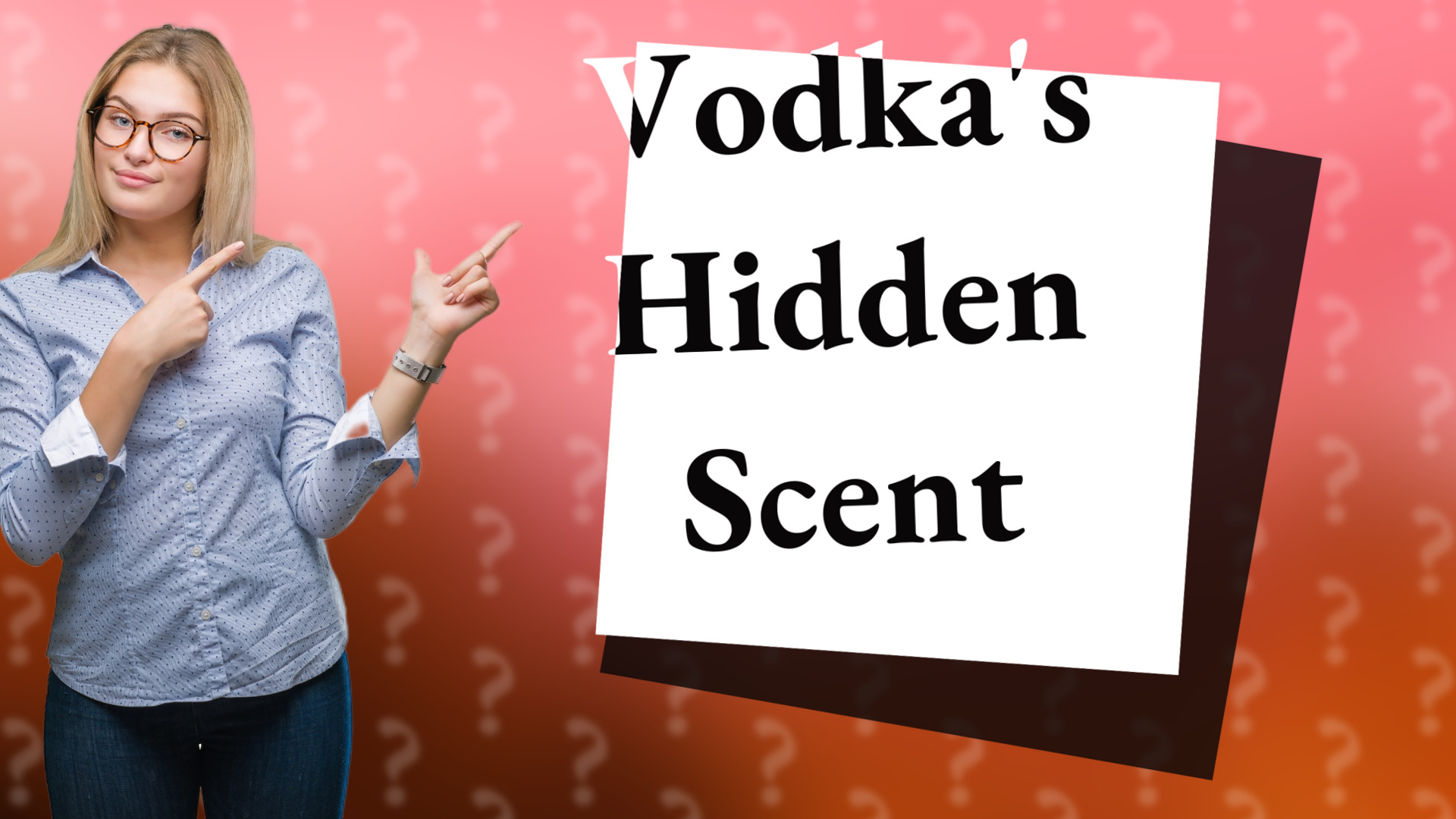 Vodka's Hidden Scent