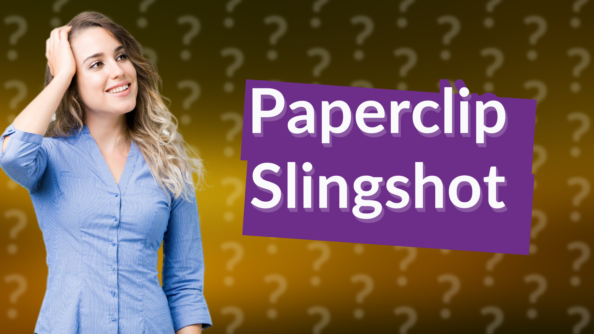 Paperclip Slingshot