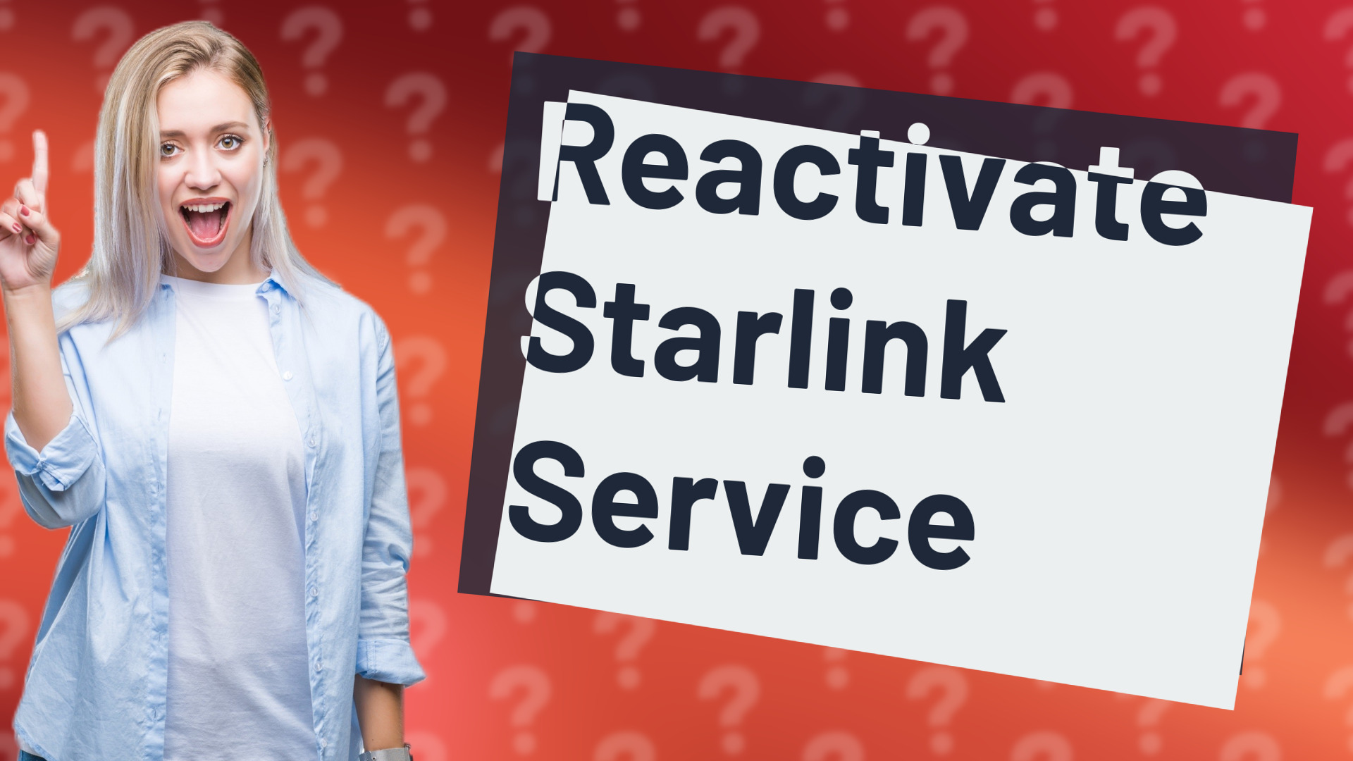 Reactivate Starlink Service