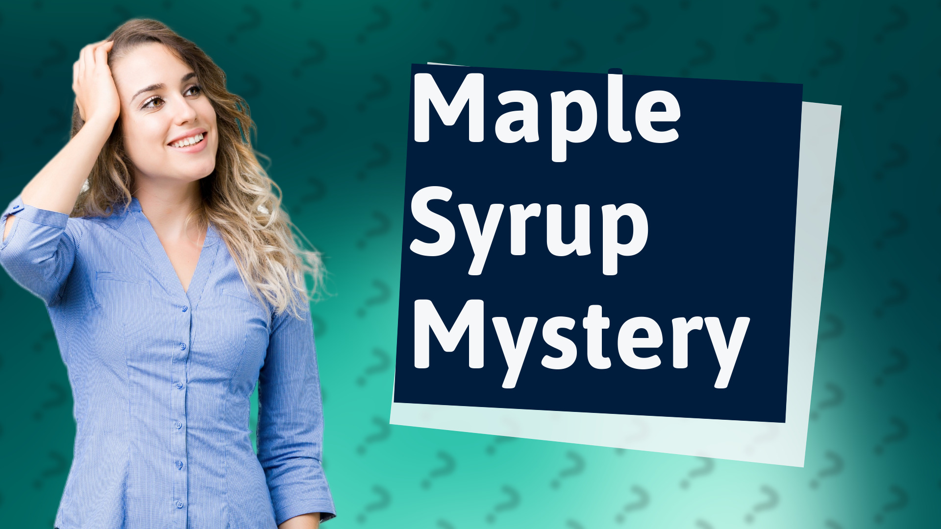 Maple Syrup Mystery