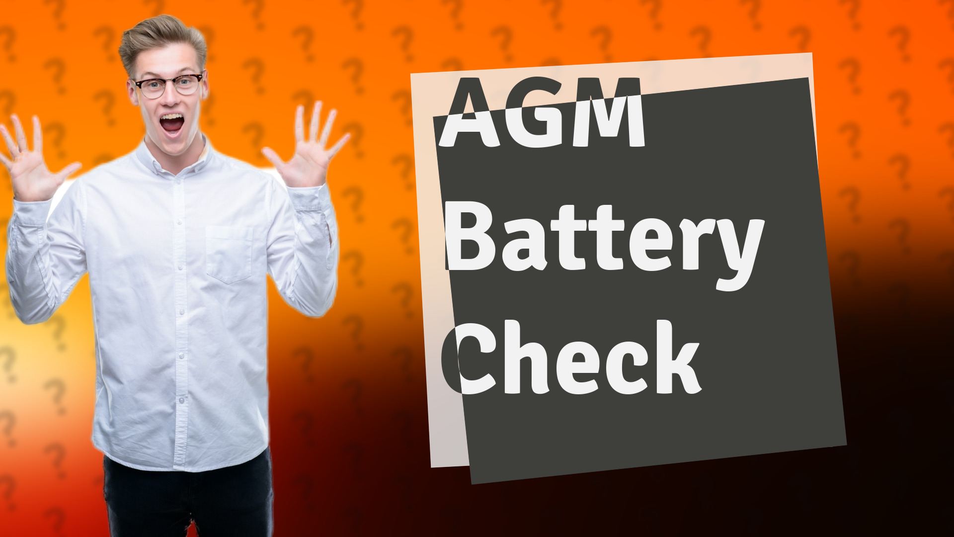 AGM Battery Check