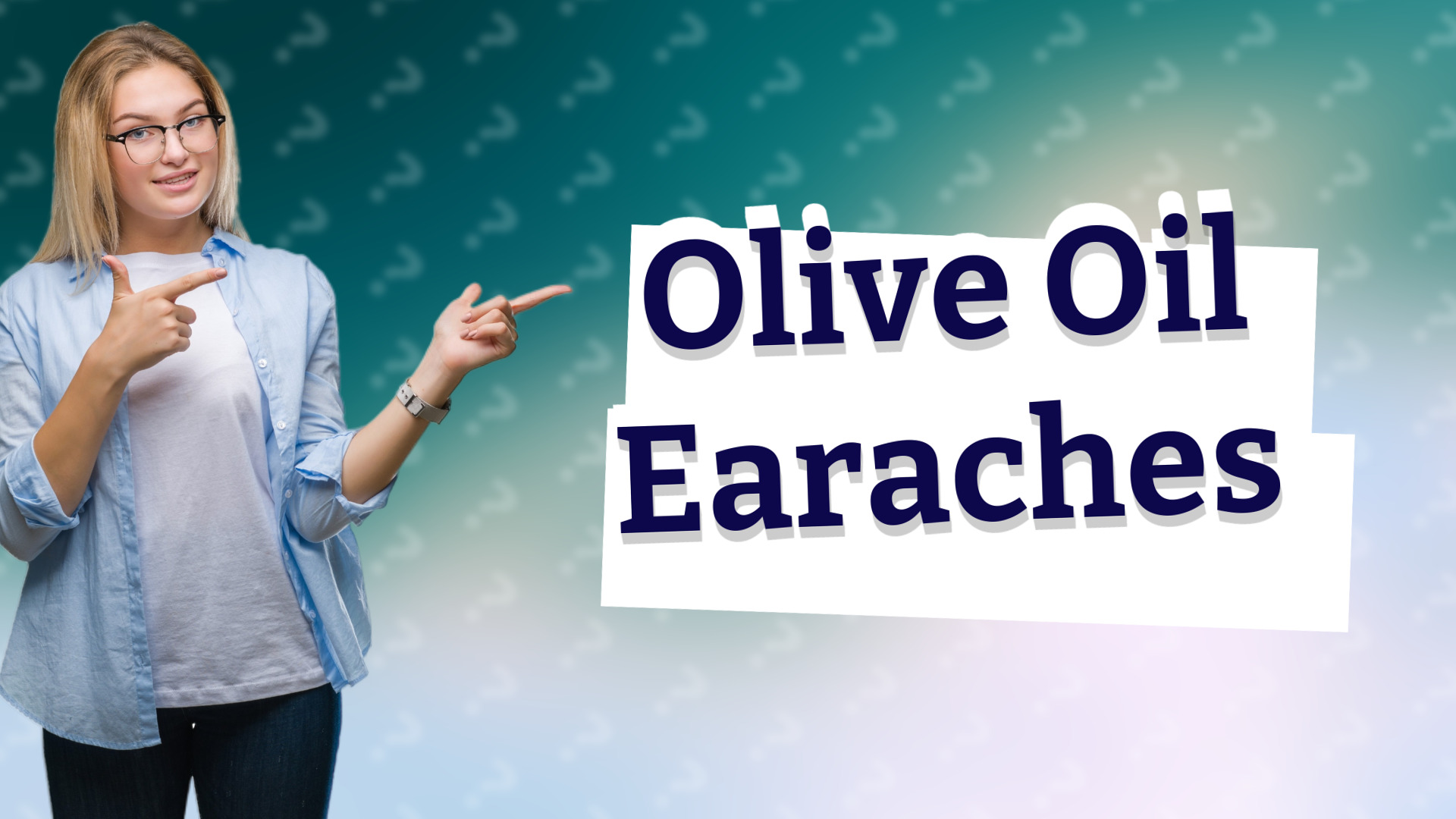 Olive Oil Earaches