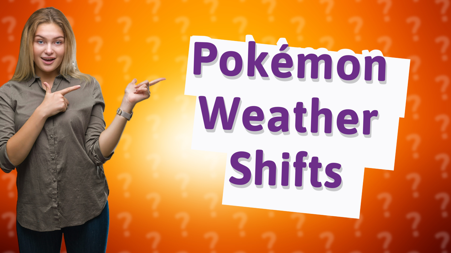 Pokémon Weather Shifts