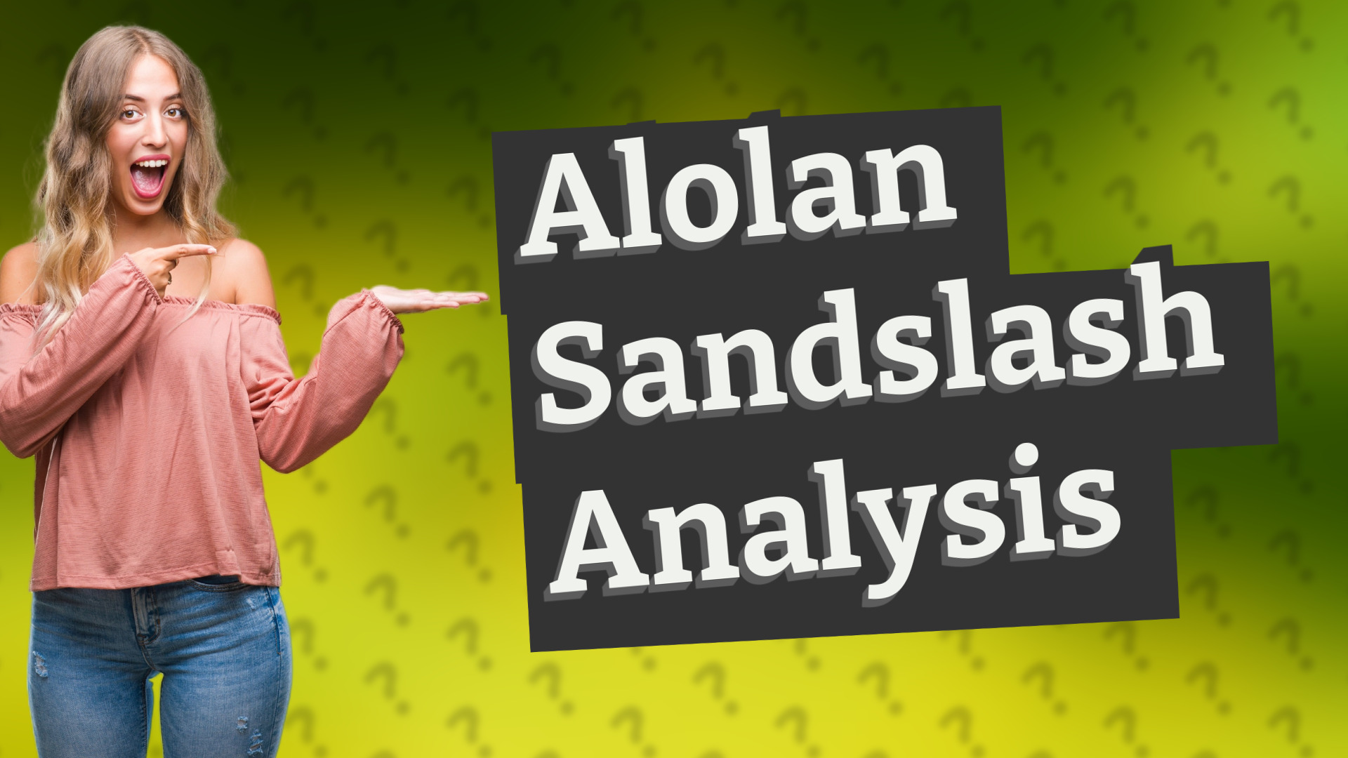 Alolan Sandslash Analysis