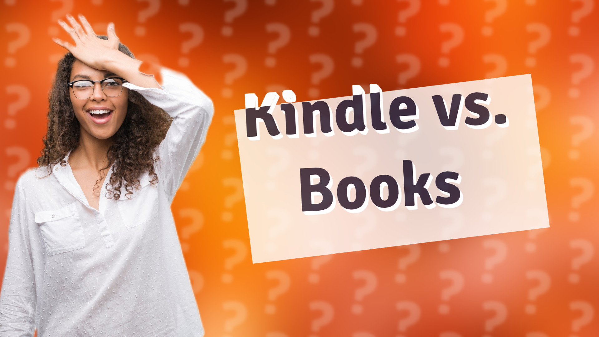 Kindle vs. Books