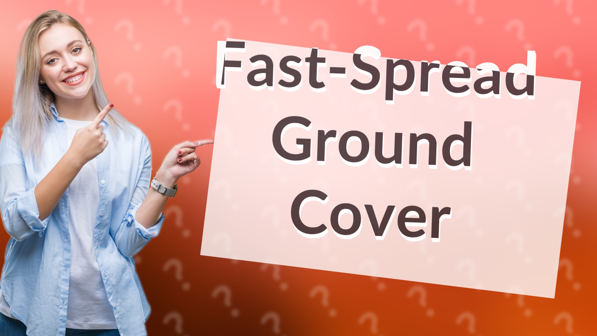 Fast-Spread Ground Cover