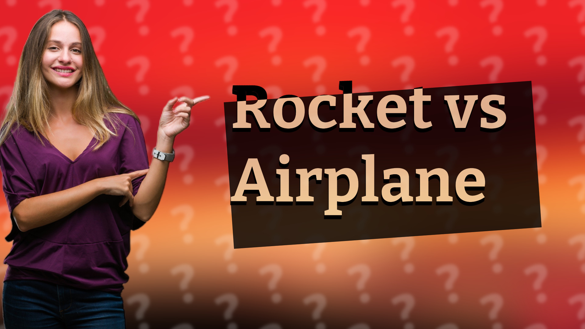 Rocket vs Airplane