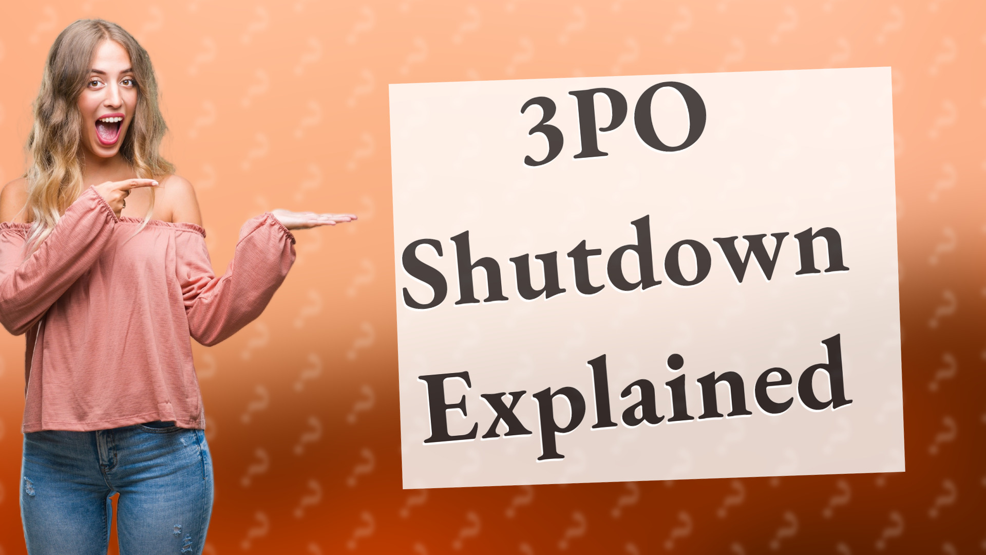 3PO Shutdown Explained