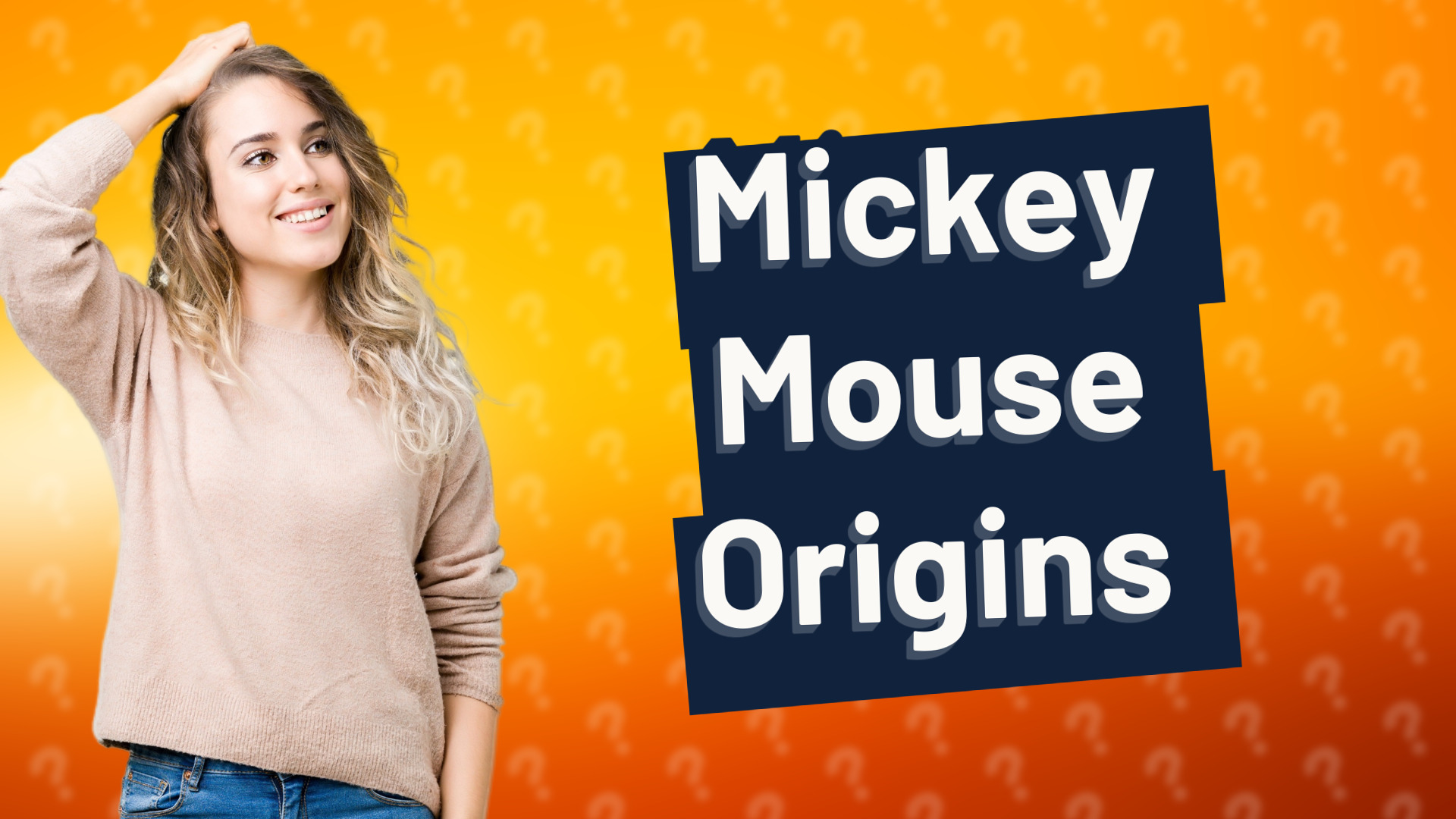 Mickey Mouse Origins