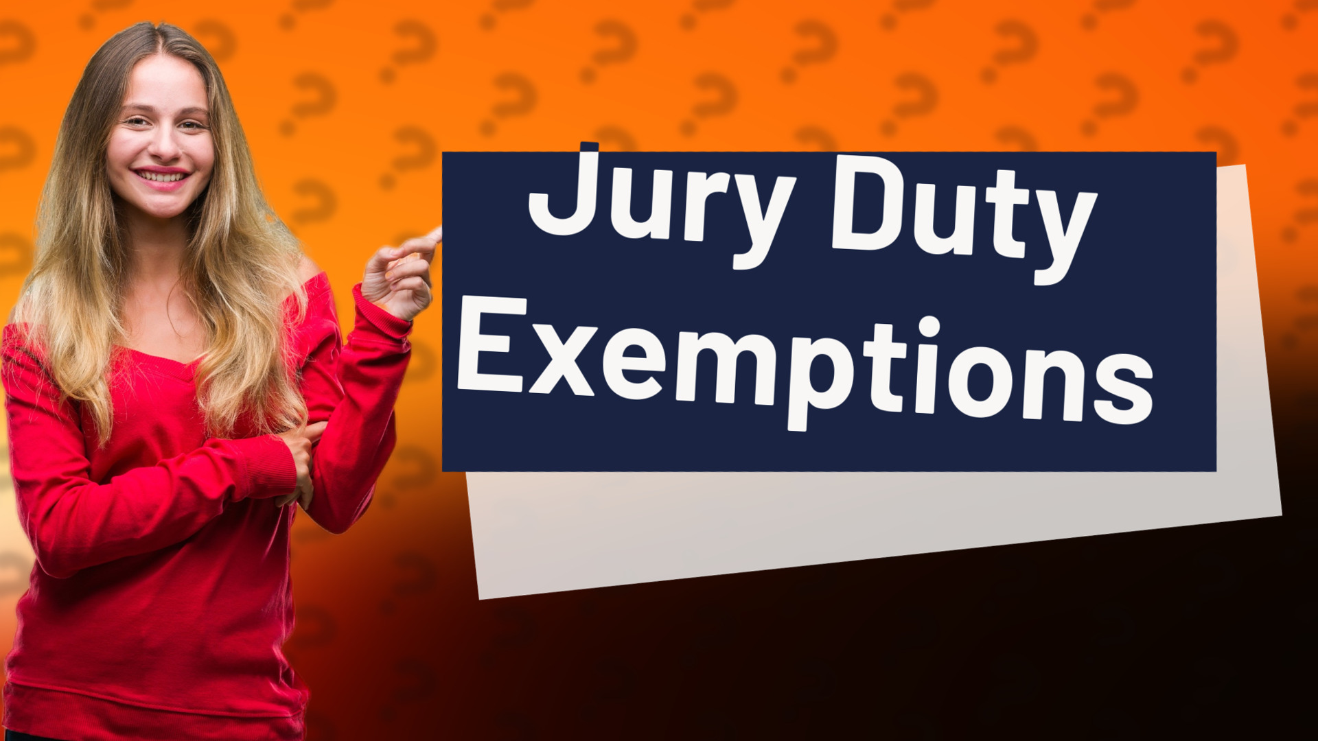 Jury Duty Exemptions