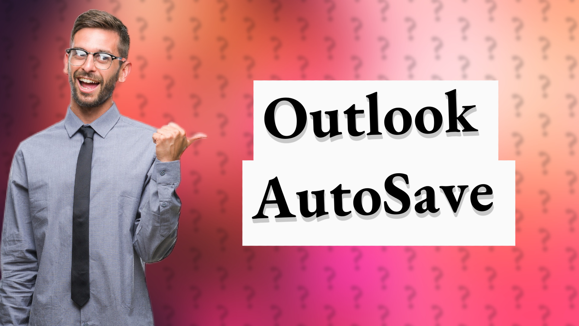 Outlook AutoSave