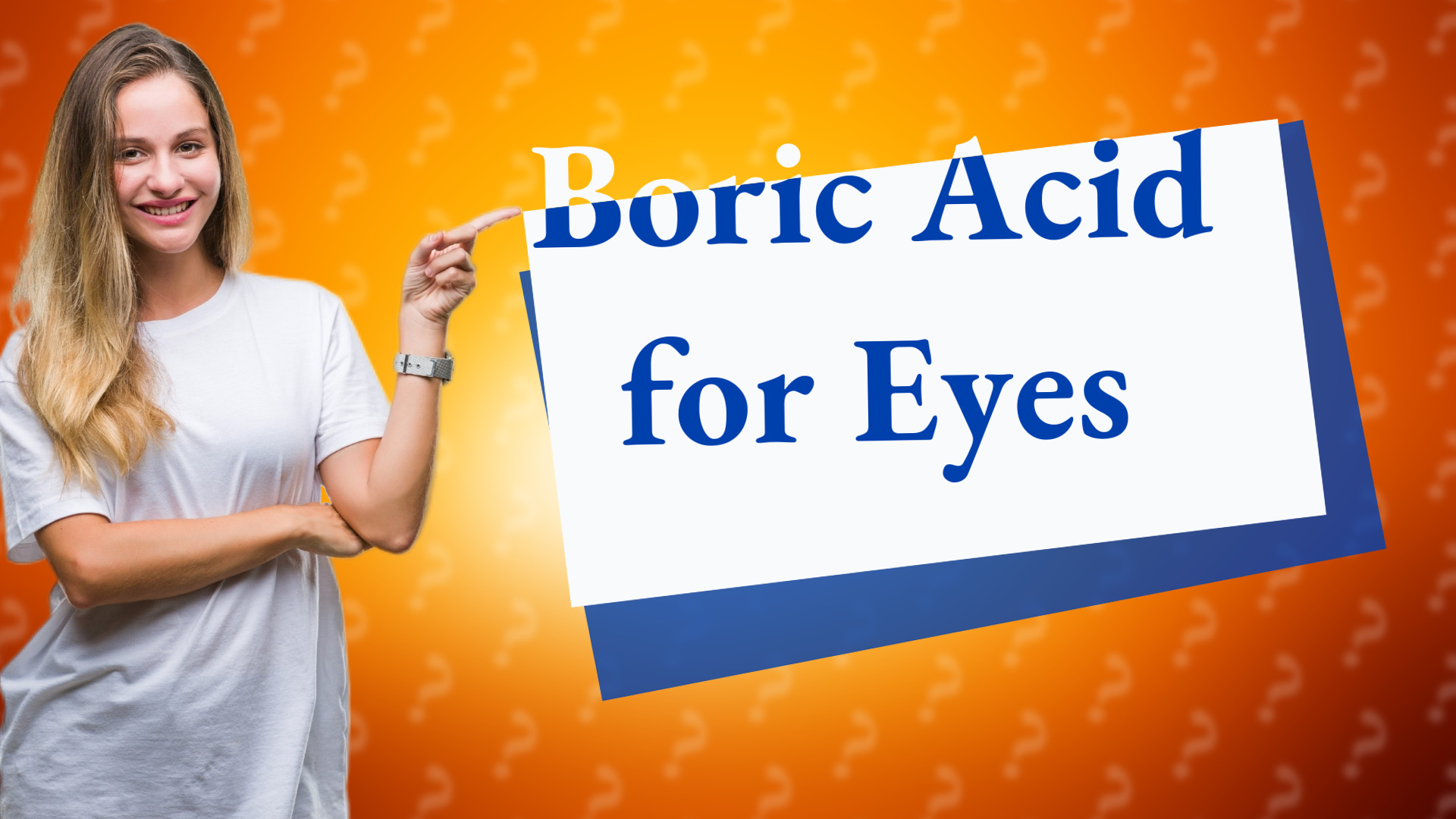 Boric Acid for Eyes