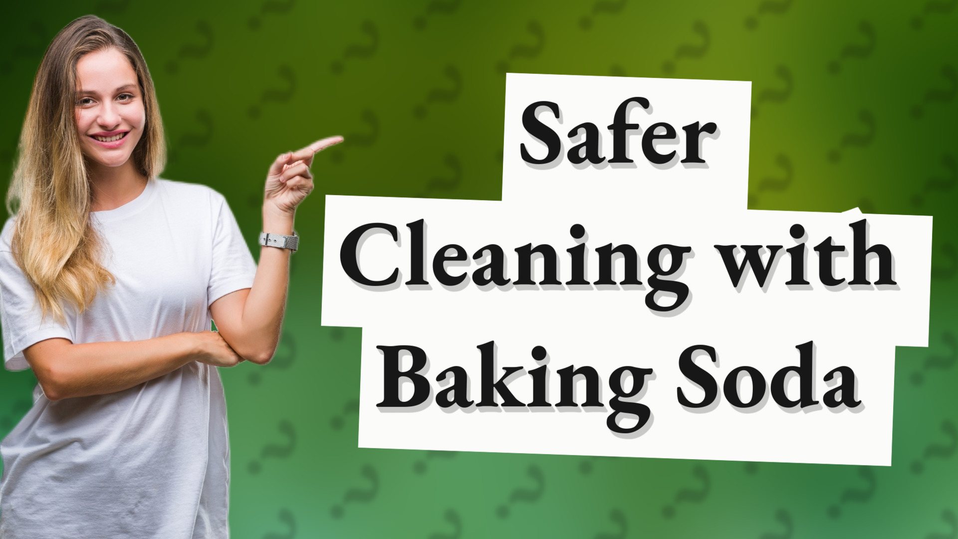 Safer Cleaning with Baking Soda