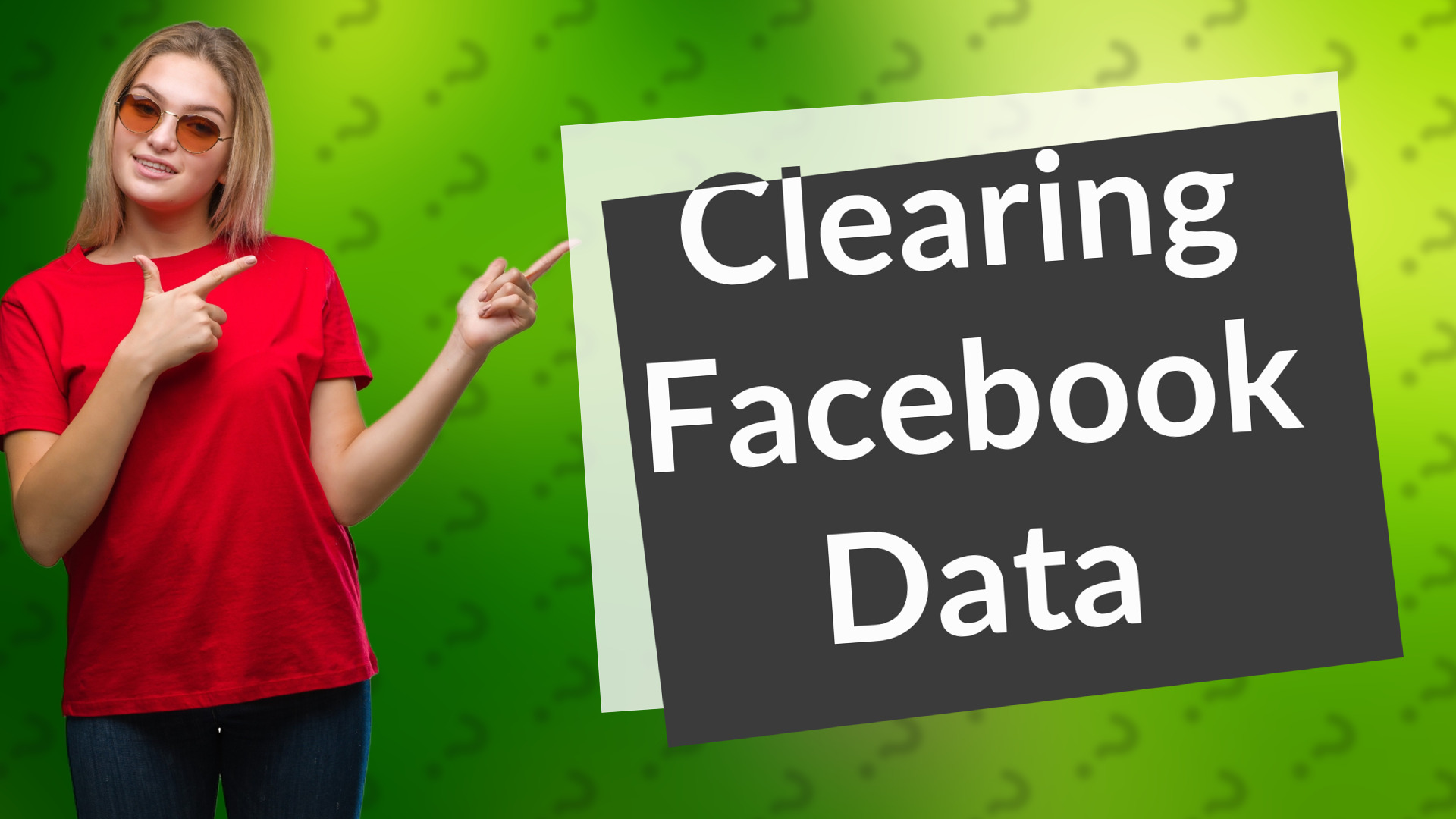 Clearing Facebook Data