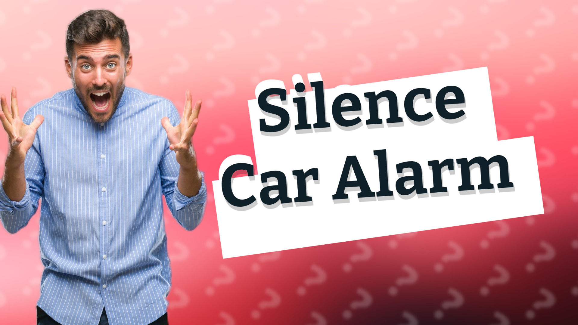 Silence Car Alarm