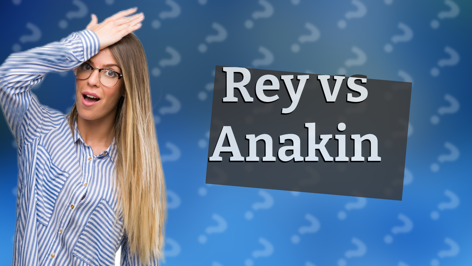 Rey vs Anakin