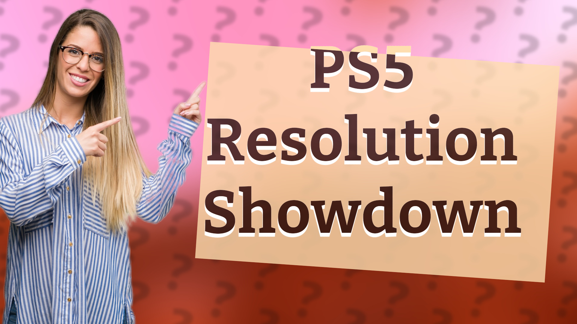 PS5 Resolution Showdown