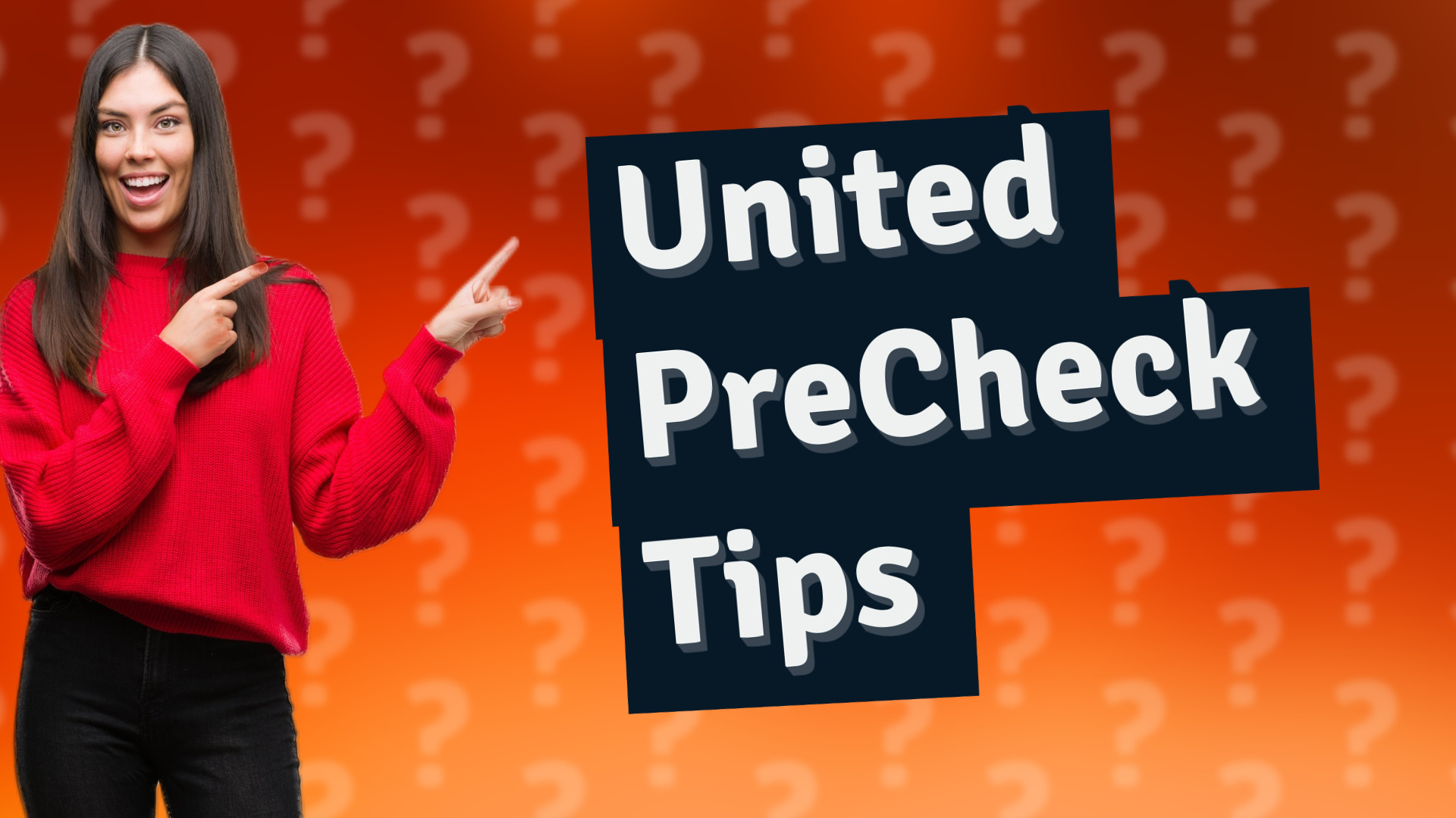 United PreCheck Tips